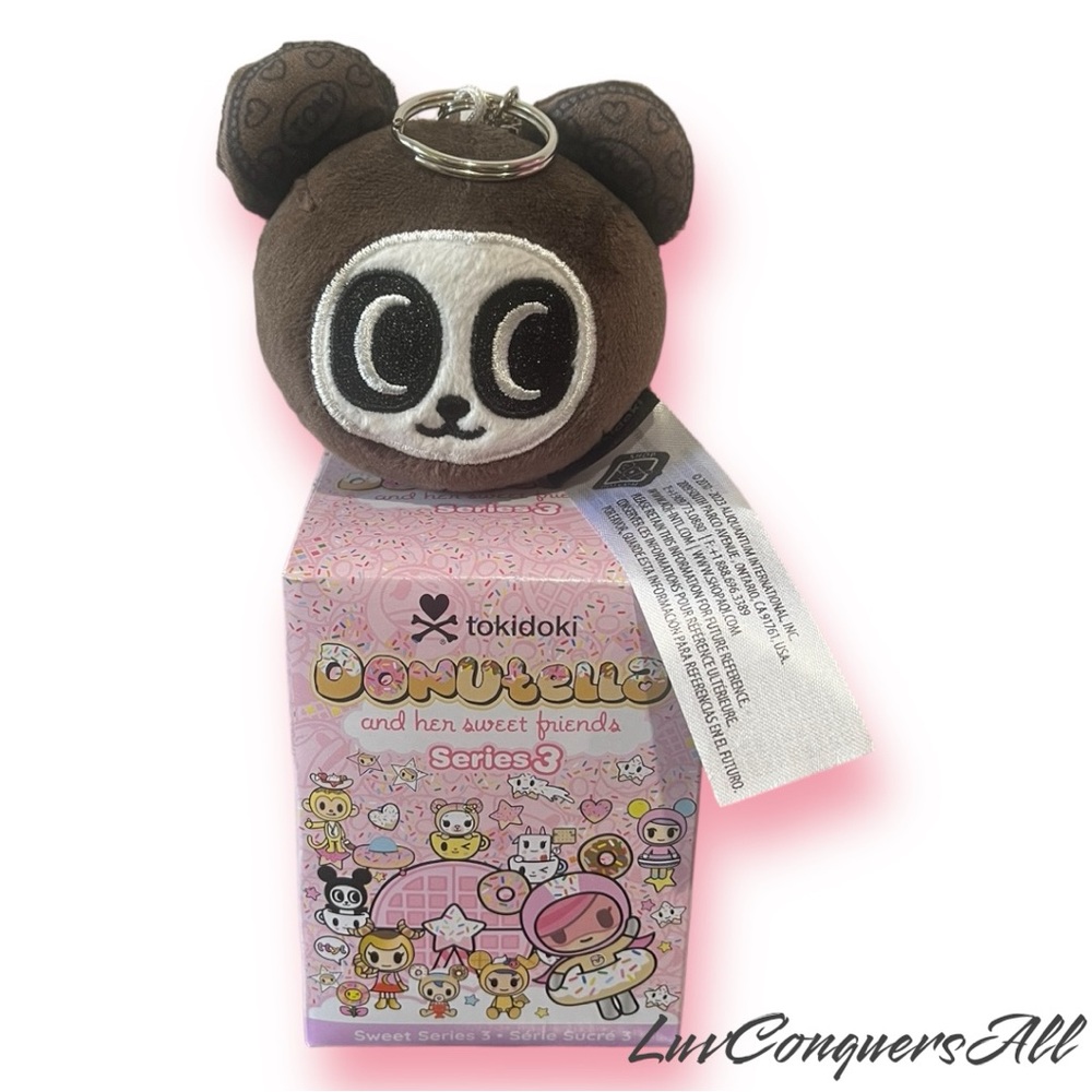 Tokidoki Donutella Series 3 Super Creamolo Plush Key Chain